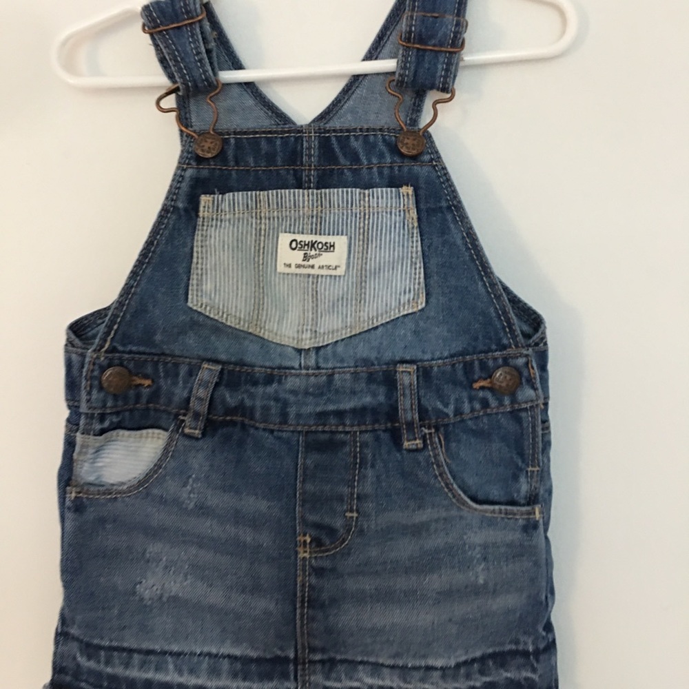 Blue overall with pockets
